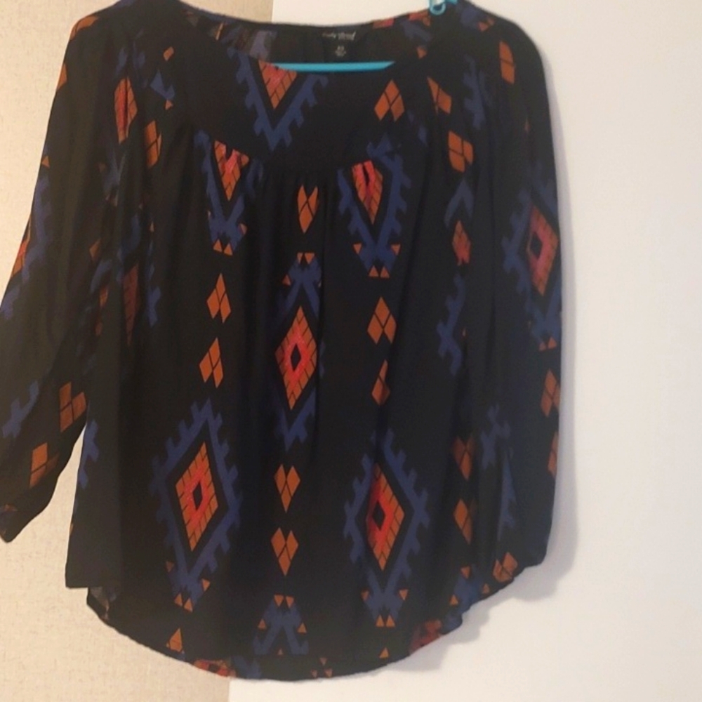 LUCKY BRAND Aztec top XS